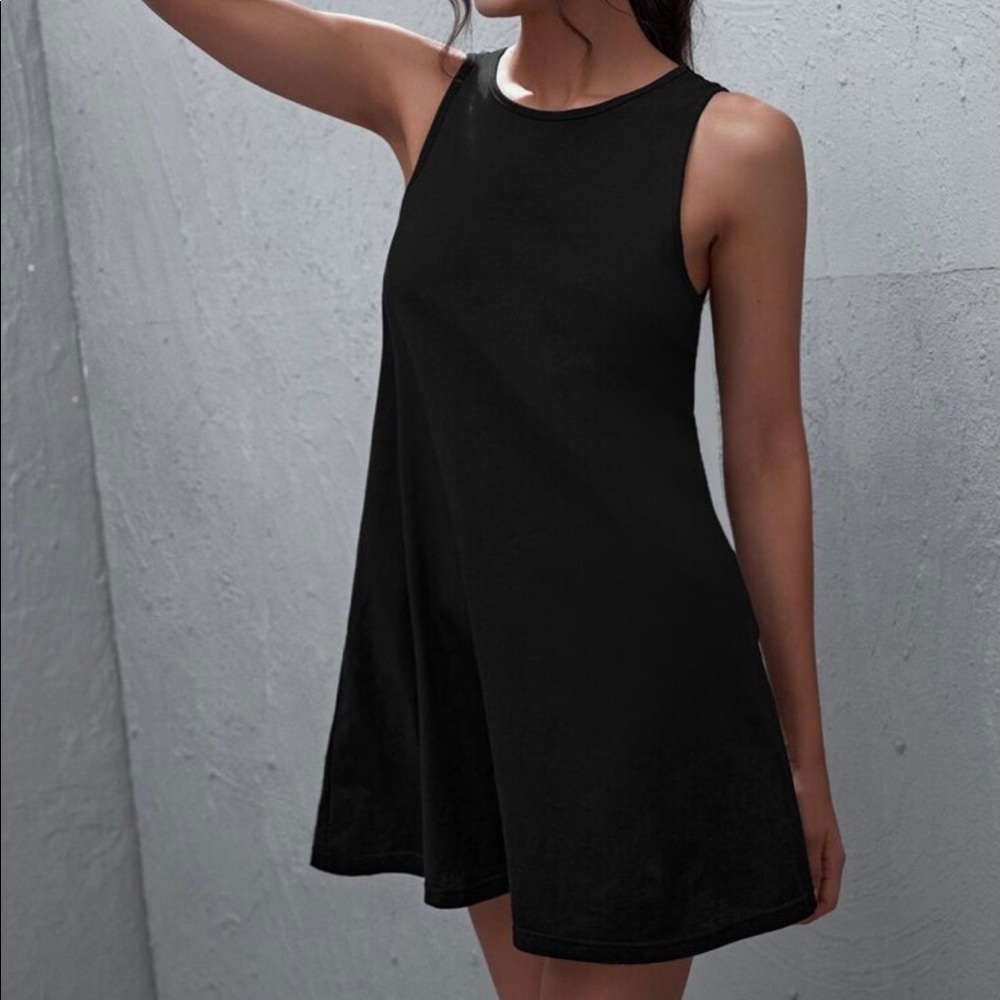 Cherish Black Tank Dress